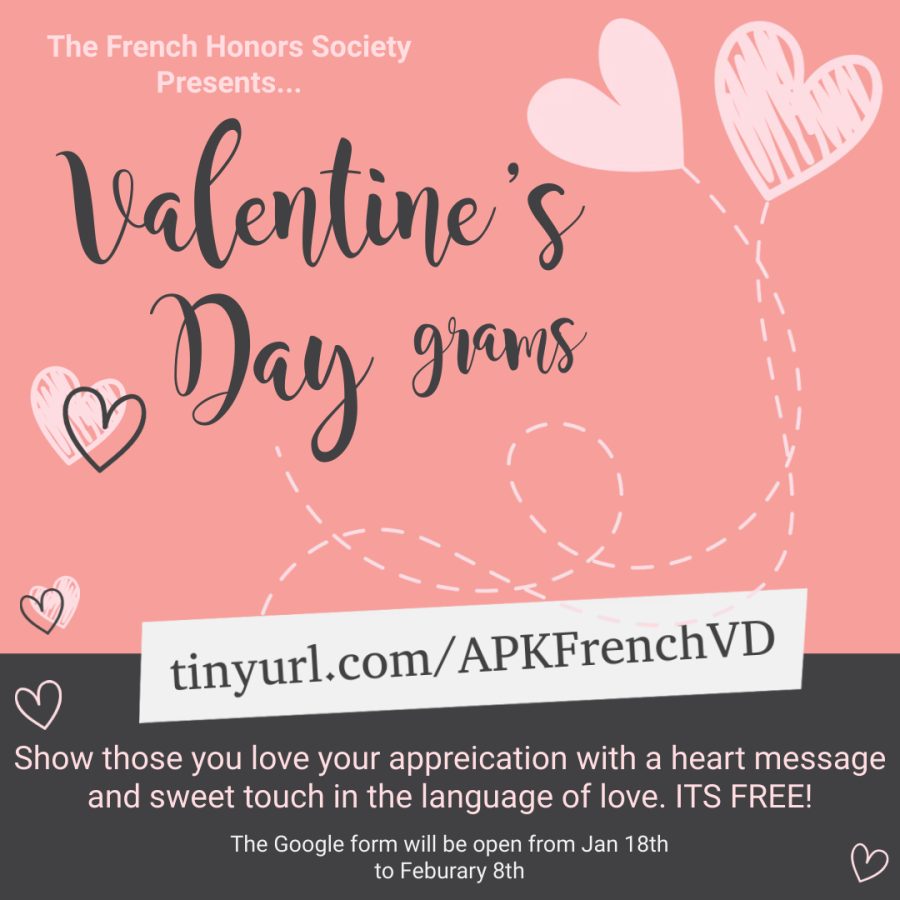 Valentines Day Varieties from the French Honor Society