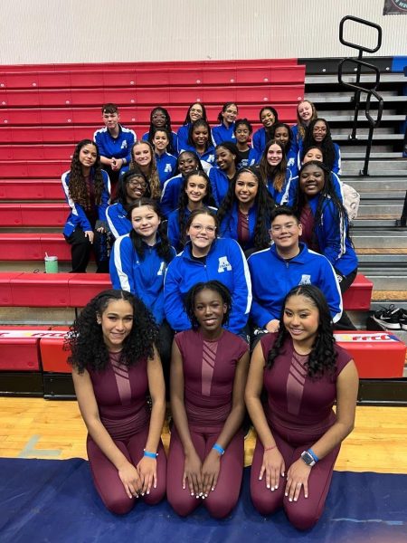 Our full Winter Guard Team